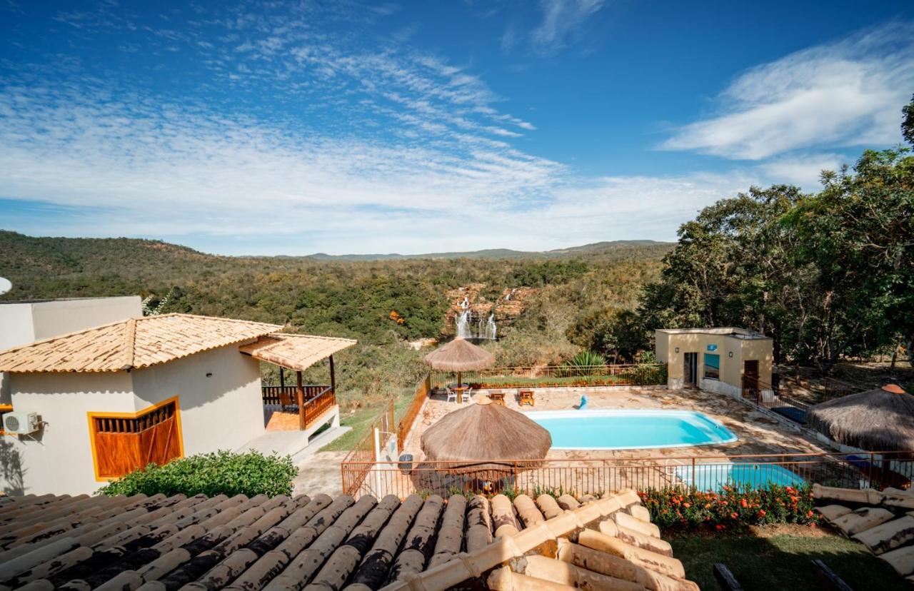 Pousada Cachoeira Poço Encantado Alto Paraíso de Goiás Exterior foto